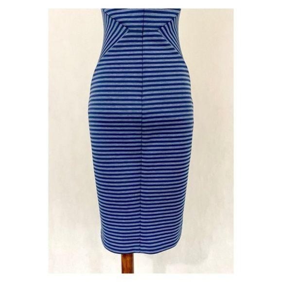 Calvin Klein Sleeveless Striped Scuba Knit Sheath - Picture 9 of 12